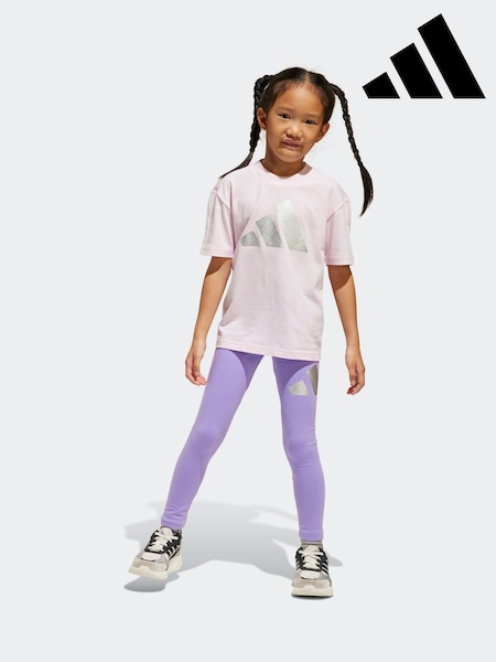 adidas Pink Essentials Glam Leggings (E36264) | R$ 295