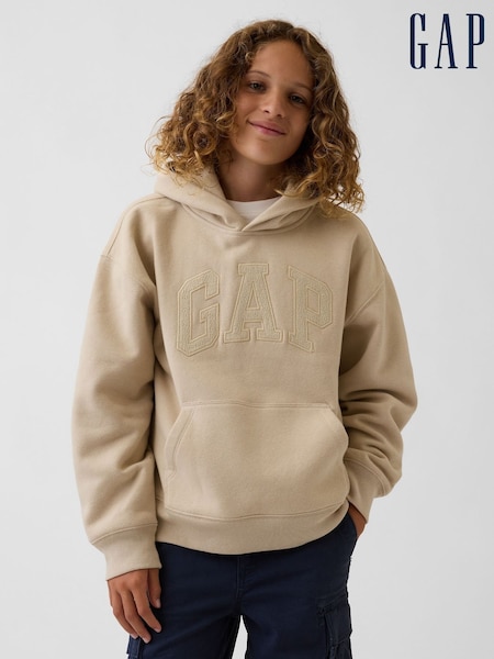 Maro deschis - Gap Relaxed Logo Hanorac cu glugă (4-13yrs)