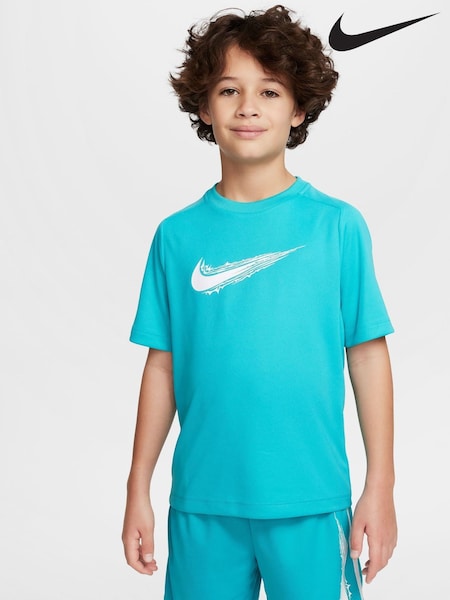 Cactus Blue - Nike Multi Dri-fit Short Sleeve T-shirt (E36305) | 125 zł
