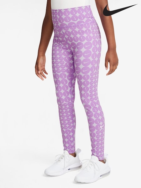 Сиреневый Раш - Nike One Dri-FIT Leggings (E36307) | €44