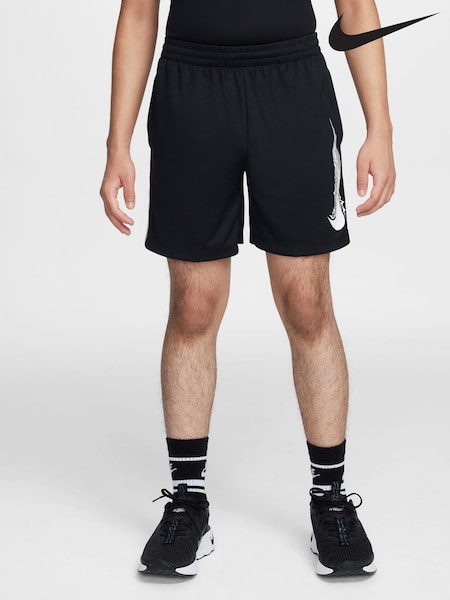 Nike Black Multi Dri-FIT Shorts (E36327) | €26