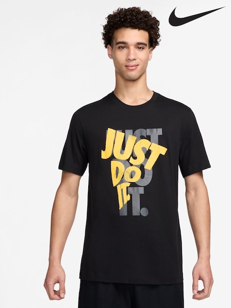 Nike Black Just Do It. Graphic T-Shirt (E36336) | €40