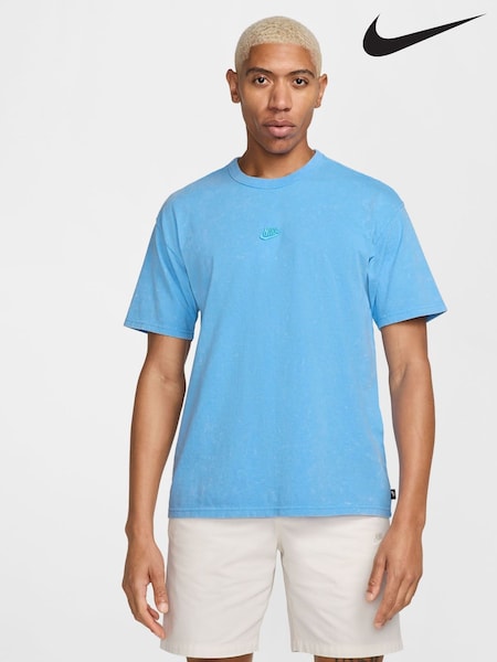 Університетський синій - Nike Oversized Sportswear Premium T-Shirt (E36342) | 2 403 грн