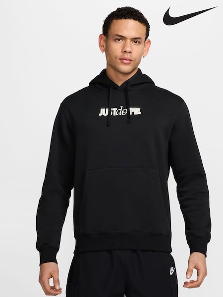 Nike Black Club Back Graphic Pullover Hoodie (E36366) | €100