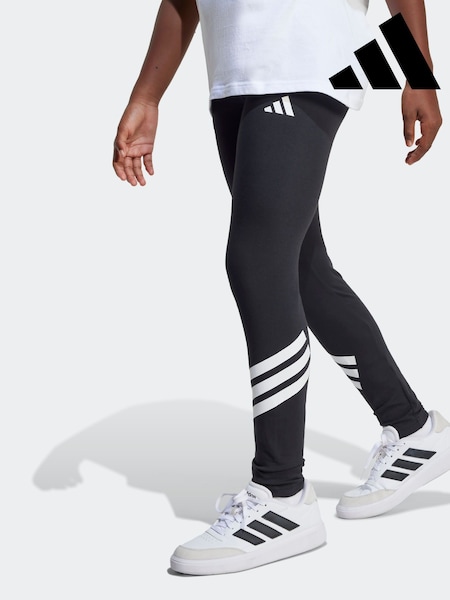 adidas Black Future Icons 3 Stripes Leggings (E36397) | €35