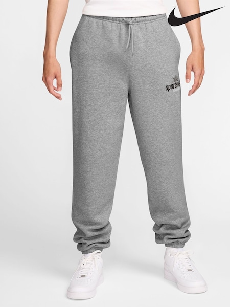 Nike Dark Grey Heather Sportswear Club Cuff Fleece Joggers (E36449) | €92