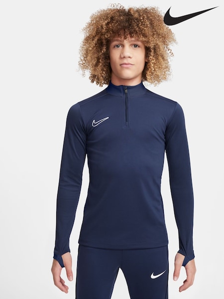 Nike Midnight Navy Dri-FIT Academy 25 Half Zip Drill Top (E36643) | €44