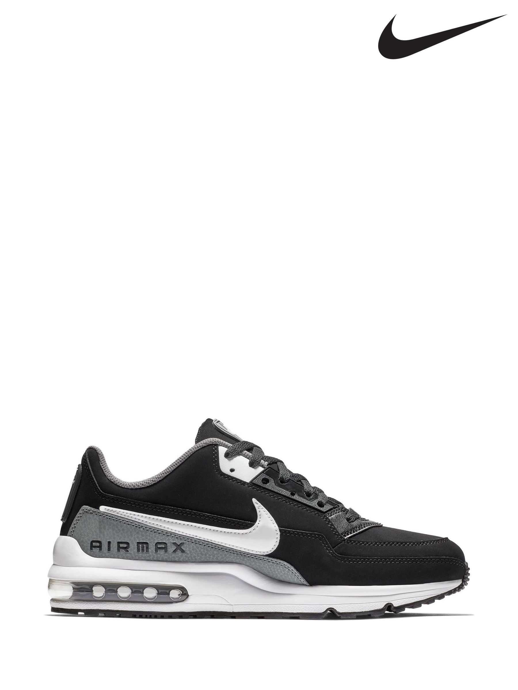 black & white air max ltd 3 trainers