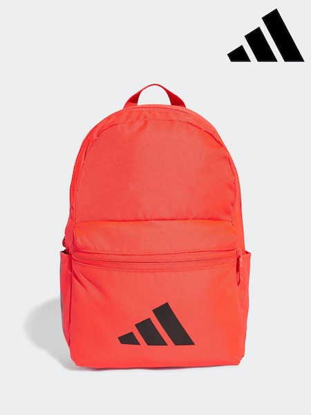 Punainen - adidas 3 Bar Kids Backpack (E36839) | €24