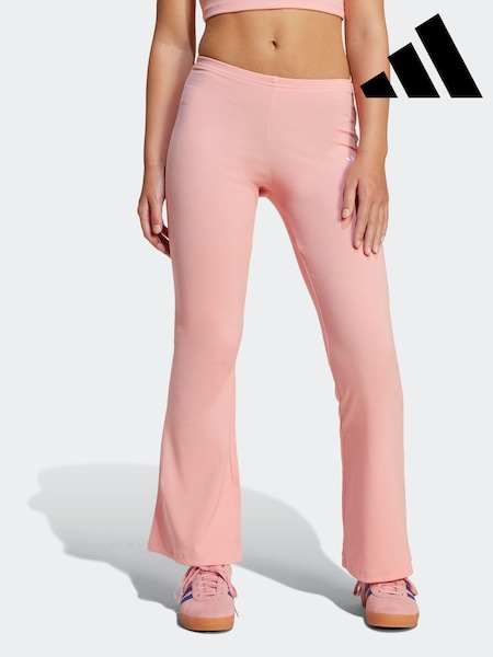 adidas Originals Pink Ribbed Leggings (E36852) | ₪126