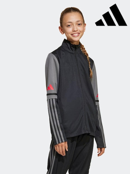 adidas Black Squadra 25 Zip Up Training Jacket (E36953) | R$ 295