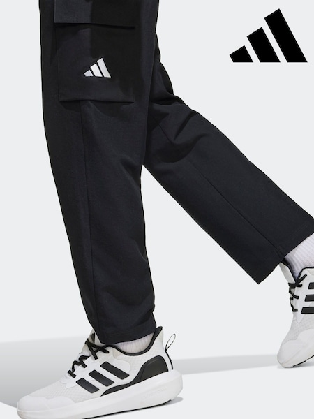 adidas Originals Black Small Logo Joggers (E36969) | ₪126