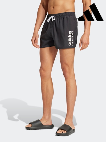 adidas Black Essentials Logo CLX Shorts (E37008) | R$ 325