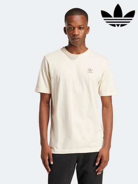 adidas Originals White Trefoil Essentials 100% Cotton T-Shirt (E37029) | R$ 225