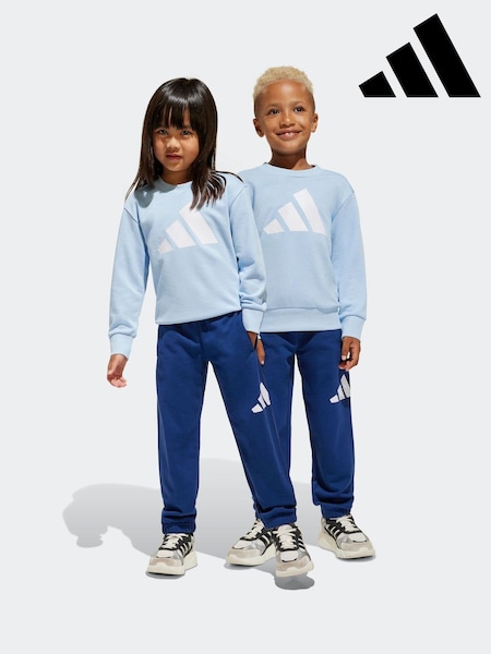 adidas Blue Essentials Tracksuit (E37162) | R$ 345