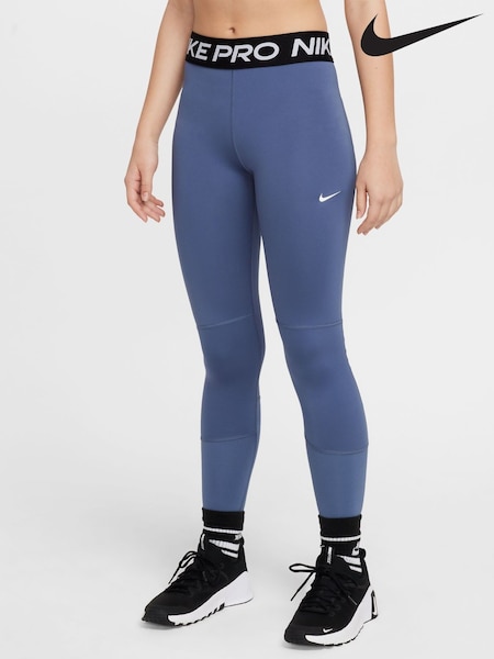Nike Beyond Blue Dri-FIT High Waisted Pro Leggings (E37201) | €42
