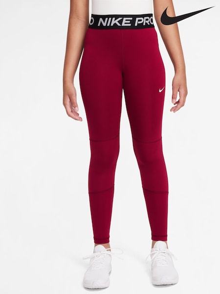 Nike Team Red Dri-FIT High Waisted Pro Leggings (E37209) | €42