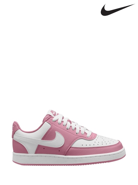 Nike Pink Court Vision Low Trainers (E37249) | €95