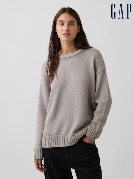 Cool Brown - Gap Oversized Jumper