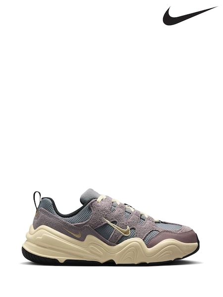 Nike Taupe Brown Tech Hera Trainers (E37333) | €133