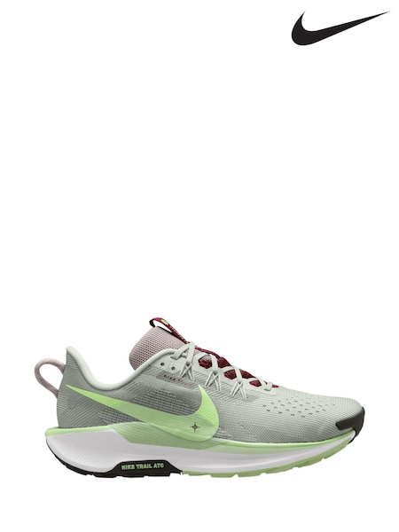 Nike Green/White ReactX Pegasus Trail 5 Running Trainers (E37337) | €171