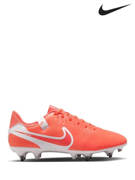 Nike Orange Adults Tiempo Legend 10 Academy Soft Ground Football Boots (E37345) | €106