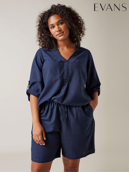 Evans Linen Shorts (E37412) | €38
