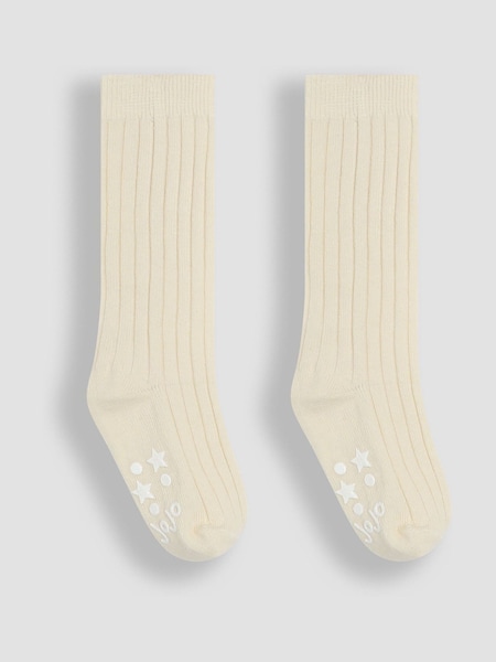 Natur - JoJo Maman Bébé Long Rib Socks 2 Pack (E37622) | 15 €