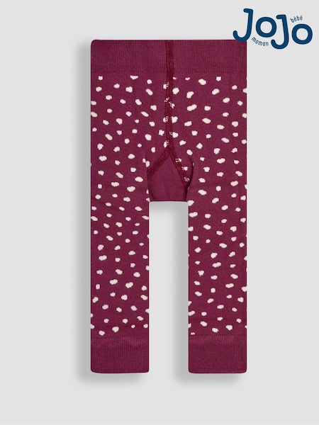 JoJo Maman Bébé Purple Hedgehog Extra Thick Leggings (E37636) | €20