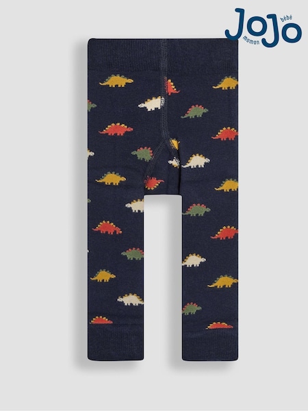 JoJo Maman Bébé Navy Dinosaur Extra Thick Leggings (E37639) | €20