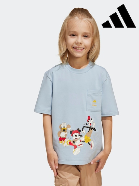 adidas Blue Disney Mickey Mouse and Friends T-Shirt (E37676) | 147 SAR