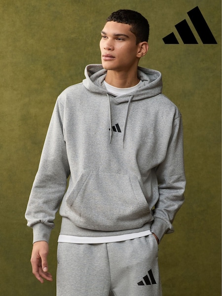 Grå - Adidas Essentials Feelcozy Fleece Hoodie (E37762) | kr800
