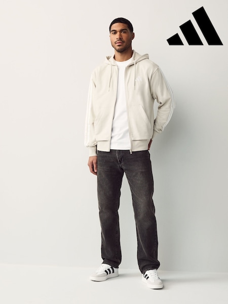 Adidas 3-stripe Full Zip Hoodie (E37901) | 372 LEI