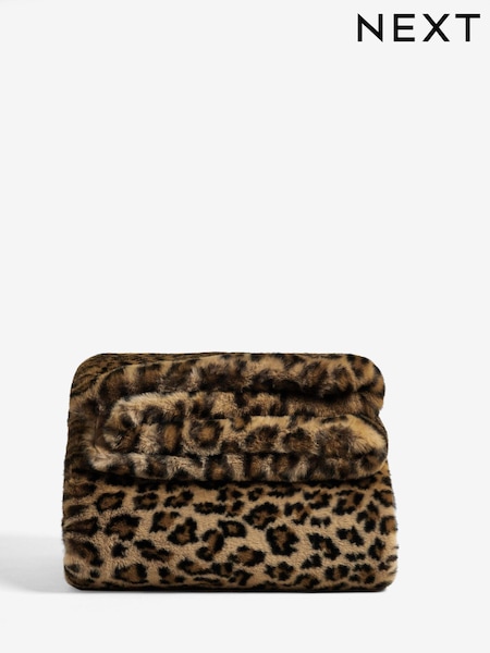 Leopard Plush Faux Fur Throw (E38099) | 300 zł