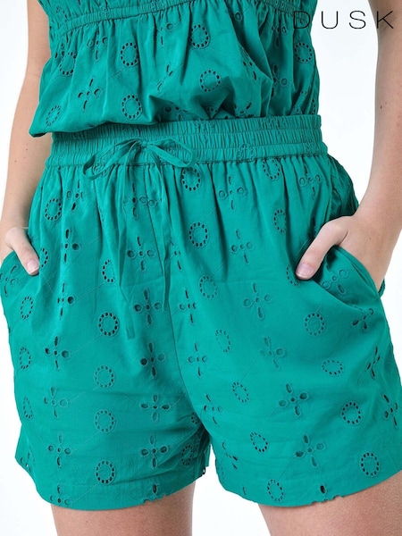 Dusk 100% Cotton Broderie Anglaise Shorts (E38127) | 166 LEI