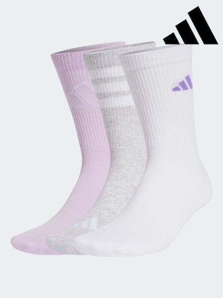 adidas Grey Logo Socks 3 Pack (E38170) | €16.50