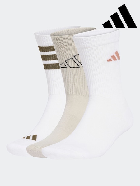 adidas White Logo Socks 3 Pack (E38182) | €16.50