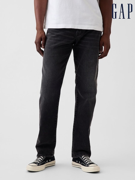Black - Regular Gap Straight Jeans