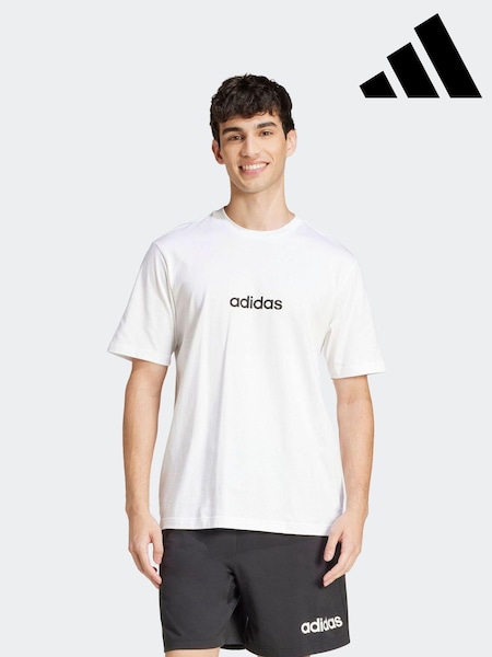 adidas White 100% Cotton T-Shirt (E38299) | €18.50