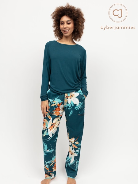 Cyberjammies Slouch Jersey Top and Printed Bottoms Pyjama Set (E38403) | ‏238 ر.ق.