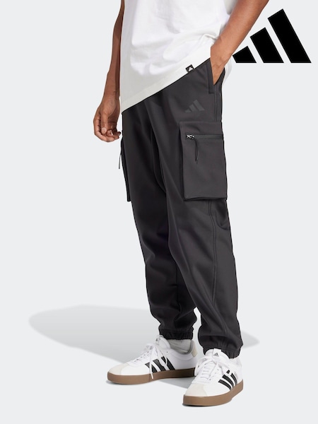 adidas Black Bar Logo Cargo Joggers (E38448) | R$ 790