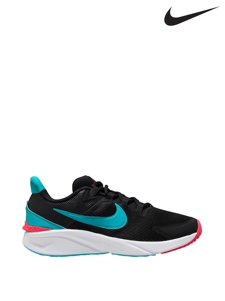 Nike Black Blue Red Youth Star Runner 4 Trainers (E38474) | €55