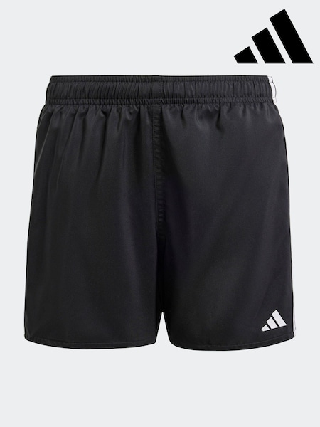 adidas Black 3 Stripes Swim Shorts (E38493) | €30