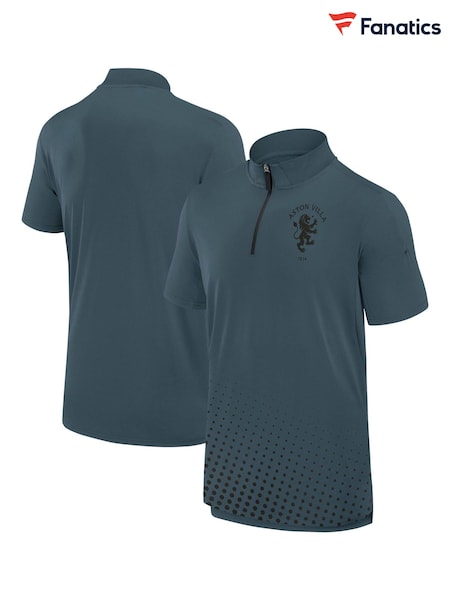 Fanatics Grey Aston Villa Tech Polo Shirt (E38526) | €72