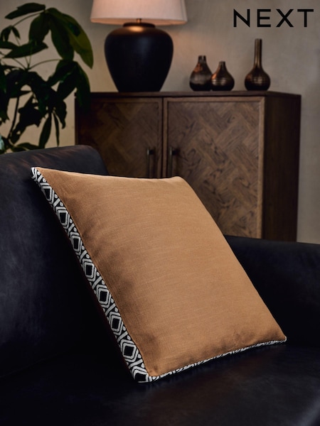 Ochre Yellow 50 x 50cm Boxy Edge Cushion (E38553) | €18