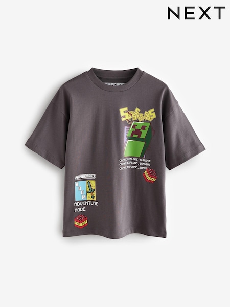 Brown Licensed Minecraft T-Shirt (3-16yrs) (E38608) | 59 QAR - 74 QAR