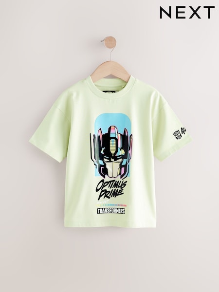 Mint Green Transformers Licensed T-Shirt (3-16yrs) (E38687) | €21 - €26