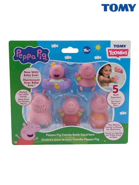 Tomy Toomies Peppa & Family Bath Squirters