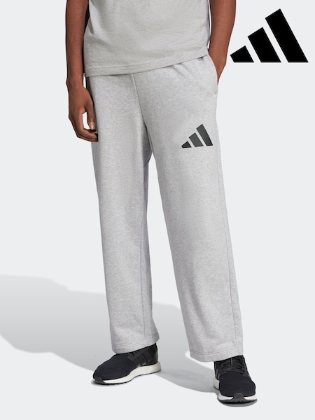 adidas Grey Wide Joggers (E38961) | AED221