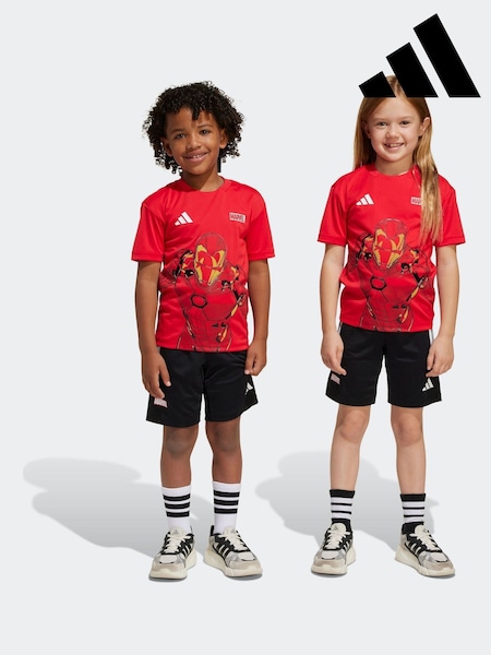 adidas Marvel Iron Man T-Shirt and Shorts Set (E38967) | ‏188 ر.ق.